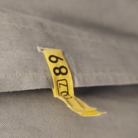 Jo 's A. Bank executive collection pinpoint oxford size 17-35 color blue - Picture 5 of 5